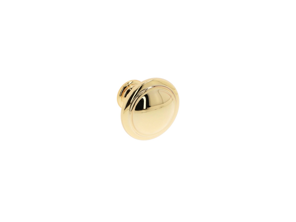 Tirador para muebles de zamac, 35 mm de diámetro, chapado en oro, juego de 6, HARDWAREXCHANGE