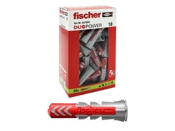 Tobillo de fácil fijación FISCHER 537644 'Italie Srl Duopower 10 tobillos