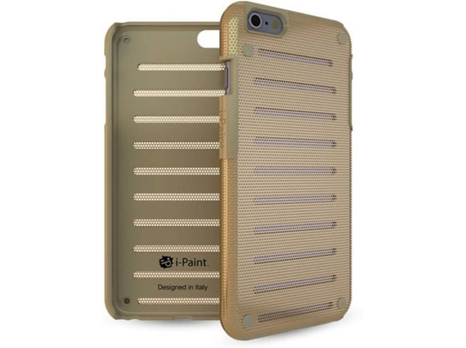 Carcasa iPhone 6, 6s, 7, 8 I-PAINT Metal Dorado