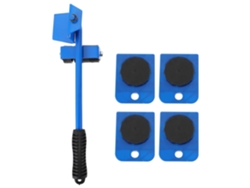 Kit De 5 Piezas Barra Elevadora Móvil Para Muebles, Elevador Alta Resistencia, Herramienta Mover