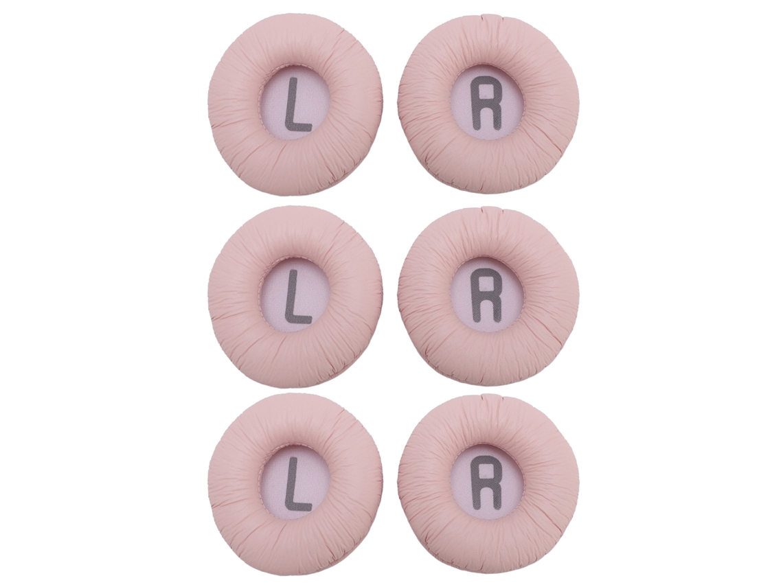 6pcs Almofadas Ouvido Para Fones Tune 600btnc 660nc 510bt T450bt T500bt Conforto E Isolamento Rosa Claro