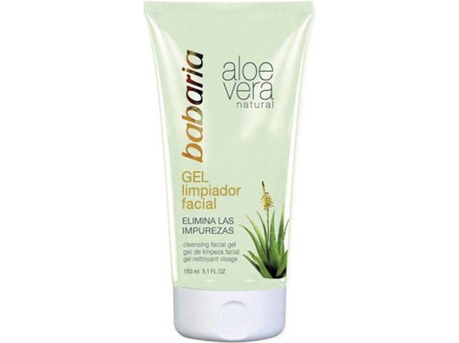 Gel de Limpieza Facial BABARIA Aloe Vera gelLimpador Facial (150 ml)