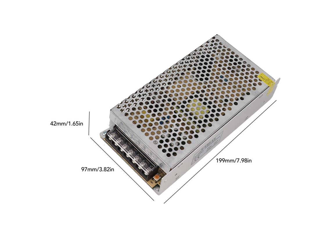 2026as - Convertidor de fuente de alimentación conmutada regulada universal, fácil instalación, 12 V 10 A