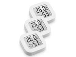 Mini termómetro e higrómetro digital para interiores con indicador de confort Nostalgia88 (25 x 26 cm)