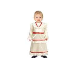 Disfraz de Bebé GUIRCA Boneca con Vestido Blanco (12 - 18 meses)
