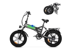 Bicicleta Eléctrica Plegable Ook-tek E20, Batería De 48 V Y 15 Ah, Suspensión Delantera Y Trasera.