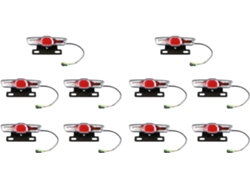 10x Électrique Bike 5 Led Lumière Arrière Vélo Luz Para Bicicleta Eléctrica