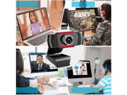 Cámara web 1080p con micrófono, cámara USB HD, ángulo de visión de 105° con corrección automática de luz, plug and play para Yizhood