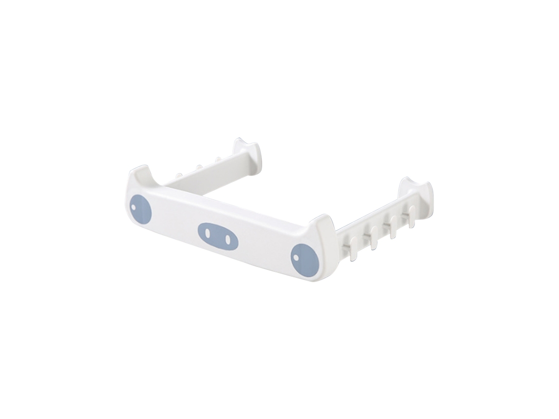 Soporte Para Bolsas De Basura Con Diseño De Cerdito, Sin Agujeros, Pp Resistente, Ahorra Espacio, Montaje En Pared, Gris Claro.