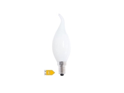 Bombilla LED tipo vela eólica, serie Crystal, 4 W, E14, 3000 K, GSC