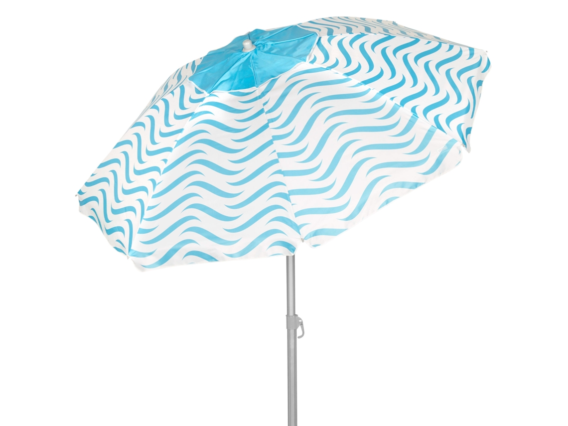 Aktive sombrilla de playa antiviento 8 varillas 220 cm olas playa