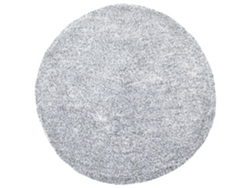 Alfombra BELIANI Demre de Poliéster Gris 140x140