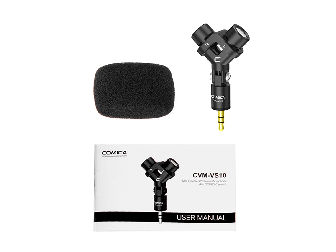 2026-micrófono Comica Mini Para Smartphone, Gopro, Cámara Dslr Y Estabilizador Con Conector 3.5mm