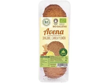 Galletas SOLNATURAL De Avena- Limon