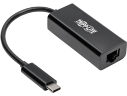 Cable de Datos TRIPP LITE (USB-C - RJ45 - Negro)