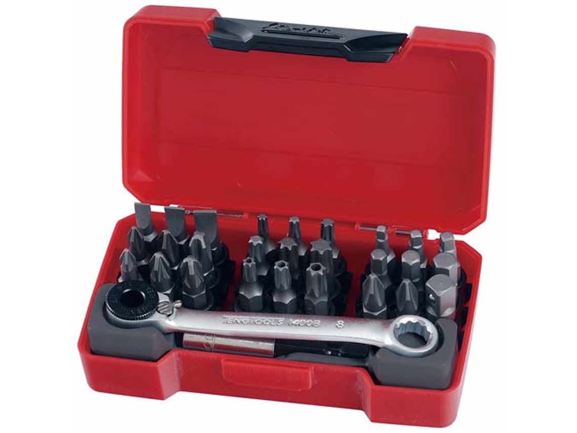 TENGTOOLS 167360106 Juego Puntas Con Carraca Reversible Tm029 29 Pzas