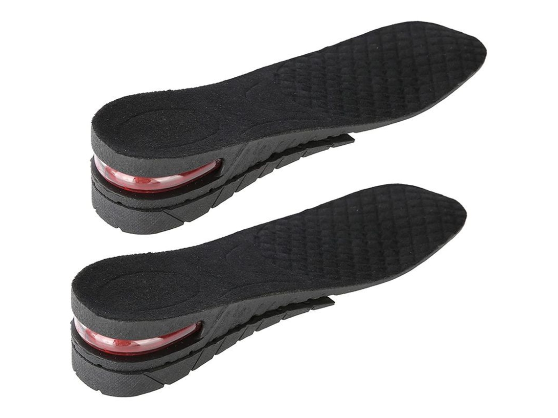 Plantillas Para Aumentar La Altura, Alzas En El Talón, Zapatos Cómodos De Pu De 2 Capas.