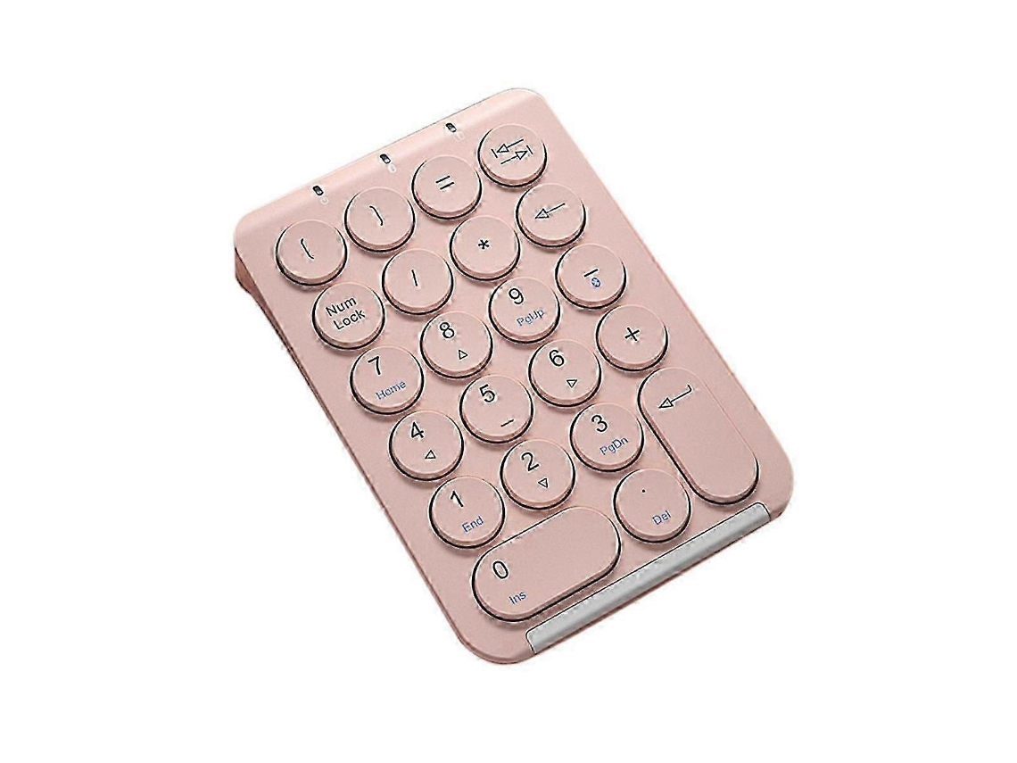 Teclado numérico inalámbrico Bluetooth, teclado numérico redondo, 22 teclas, recargable, buena calidad para bicicletas eléctricas.