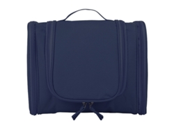 Neceser de viaje unisex colgante, organizador de gran capacidad, impermeable, ligero, azul (9,44 x 4,13 x 7,87 pulgadas/9,44 x 4,13 x 20 cm)