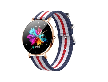 Smartwatch Pantalla a color Amoled de 1,3 pulgadas Duración de la batería de 30 días Ip67 Resistente al agua Oro BISBISOUS