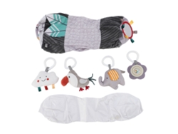 Juguete inflable para bebés con ruedas, rodillo para gatear y para jugar boca abajo, juguete inflable para gatear