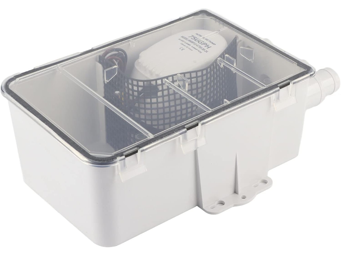 Pompe De Puisard Douche, Interrupteur Automatique 750gph, Entrée Multiple Pour Bateau Marin, Yate