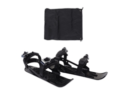 2026-mini Ski Skates Para Niños Zapatos De Ski Ajustables Tablas Cortas Para Esquí De Montaña Deportes De Invierno Negro