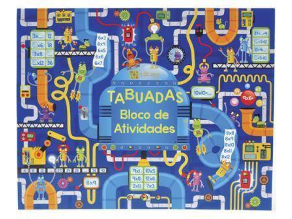 Libro Tabuadas - Bloco de Atividades de Sarah Wade, Emi Ordás, The Boy Fitz Hammond e Kirsteen Robson (Portugués)