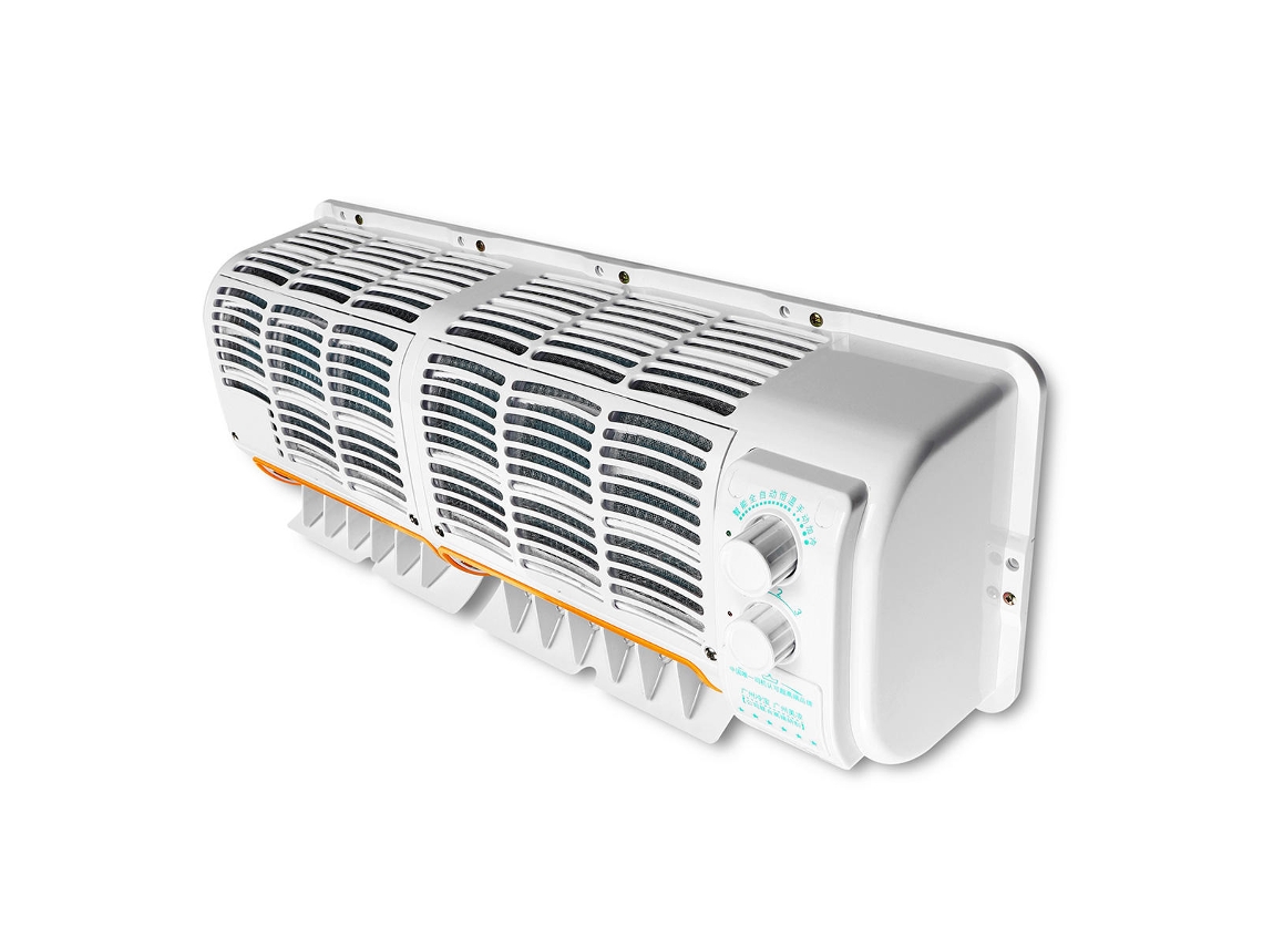 Ventilador de aire acondicionado de pared de 12/24 V para remolques y camiones