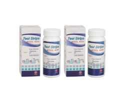 100pcs Tiras De Teste De Ph Precisa Com 2 Garrafas De Armazenamento