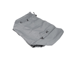 Cubierta inflable para bomba de calefacción de jacuzzi, color gris plateado