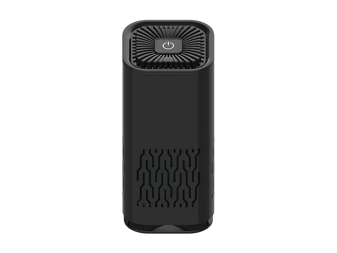 Purificador portátil para humo, polvo y olores de mascotas (negro)