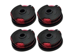 S0j 4 Piezas De Carretes De Hilo Para Desbrozadora Hyper Tough Worx Wg117 Wg118 D3n, Carretes De Alambre De Cuerda De Nailon, Ht18-