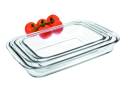 Set 3 Fuentes Horno Cristal IBILI