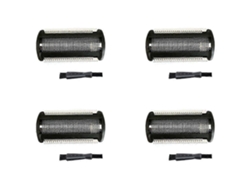 Kit 4 Cabezales Bg2000 + 4 Cepillos, Compatible Con Philips Bg2024, Bg2025 Y Tt2000, Corte Preciso Y Fácil Instalación.