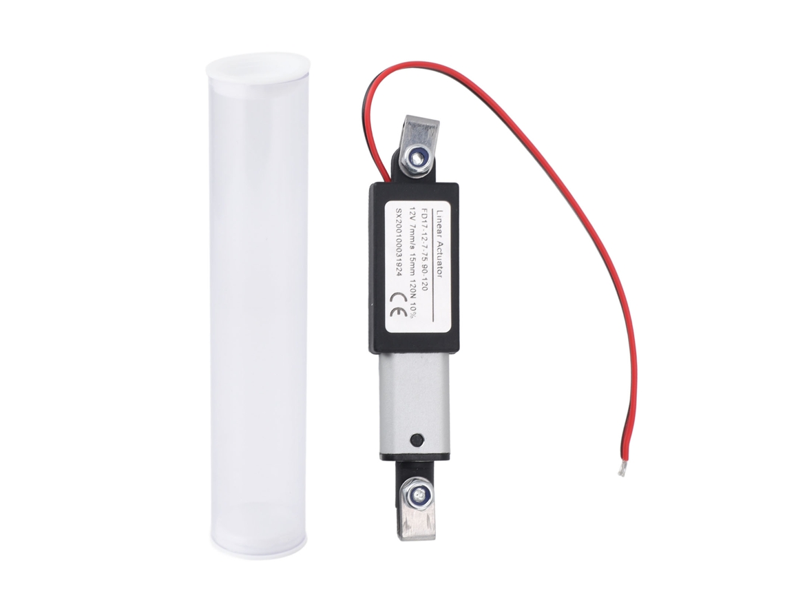 Motor lineal eléctrico de 12 V, 15 mm y 120 N para sofá de masaje.
