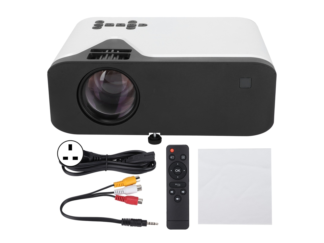 Proyector Mini Hd Wifi Portátil Pequeño Proyector Para Teléfono Con Plug Uk