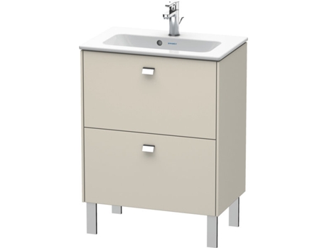 Mueble bajo encimera DURAVIT Brioso Compact 62,0 x 38,9 cm 2 extraíbles incl. hueco para sifón y delantal para lavabo ME by Starck 234263
