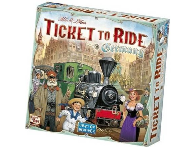 Juego De Mesa days of wonder ticket to ride germany edad 8 europe. estrategia sobre ferrocarriles