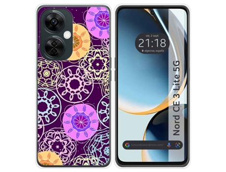 Funda Silicona para Oneplus Nord CE 3 Lite 5G diseño Radial Dibujos