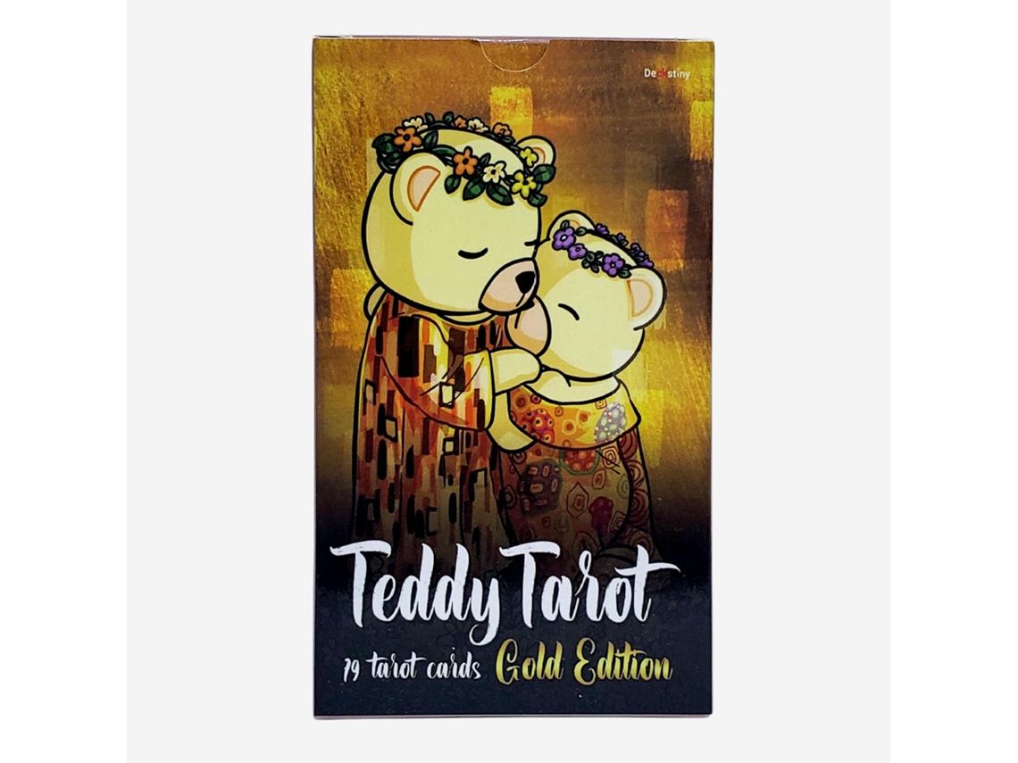 Nuevo Juego De Cartas De Tarot Con Diseño De Osito De Peluche, 79 Cartas, 12x7 Cm, Juego De Mesa.