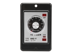 Relé Temporizador Digital Ah2-y De 30 M Con Control De Retardo, 24 V Cc, Material Abs Y Latón, Para Equipos Automáticos.