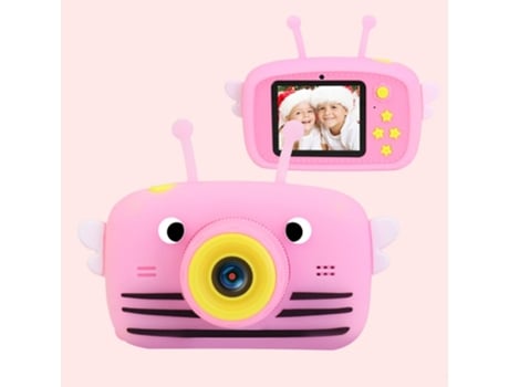Cámara Fotográfica Infantil SLOWMOOSE 2,0 Pulgadas HD 1080P (Rosa - 32 GB)