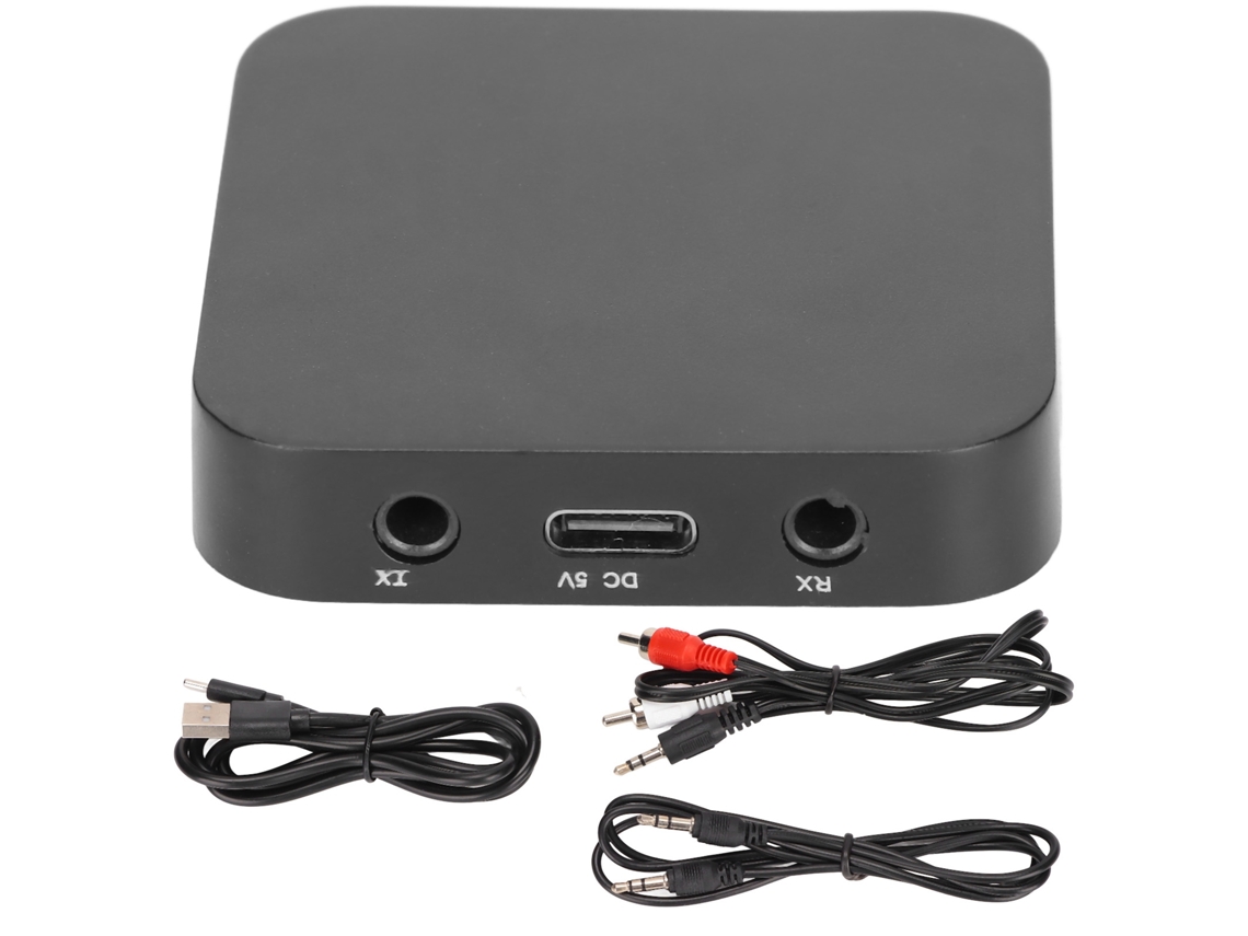 Transmisor Receptor Bluetooth 5.3 Adaptador Inalámbrico 2 En 1 Para Tv Reproductor De Cd Mp3
