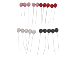 20 Adornos De Globos Con Diamantes De Imitación Para La Decoración Del Interior Del Coche Y Del Hogar.