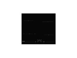Vitrocerámica 59cm 4 fuegos 1800w negro KH6V08FT0K - SHARP