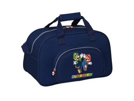 Bolsa de Deporte Super Mario 40 x 24 x 23 cm Azul marino