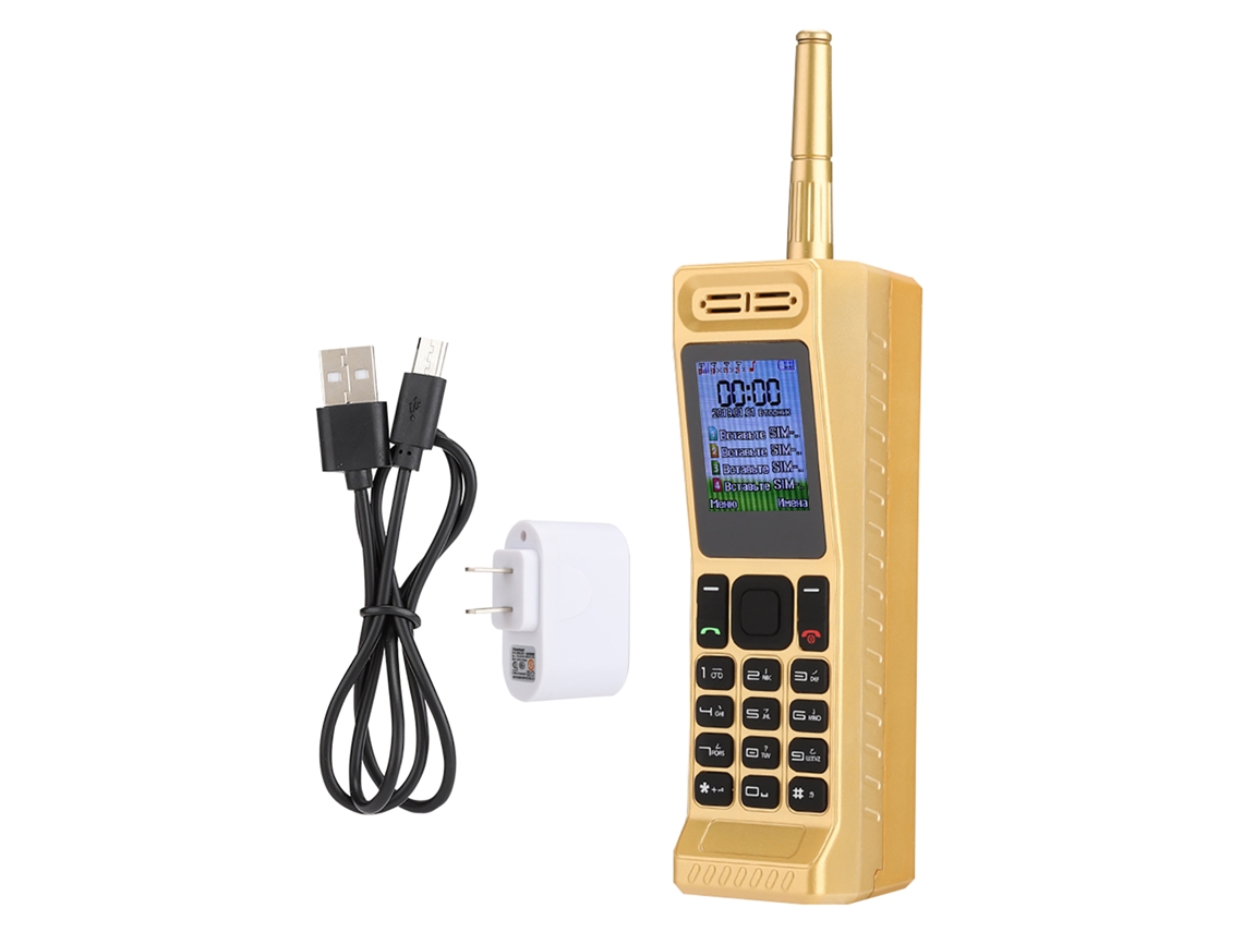 Telefone Móvel Retro W2 Quad Band 2g Com 4 Cartões 4 Standby Bluetooth Bateria 4800mah