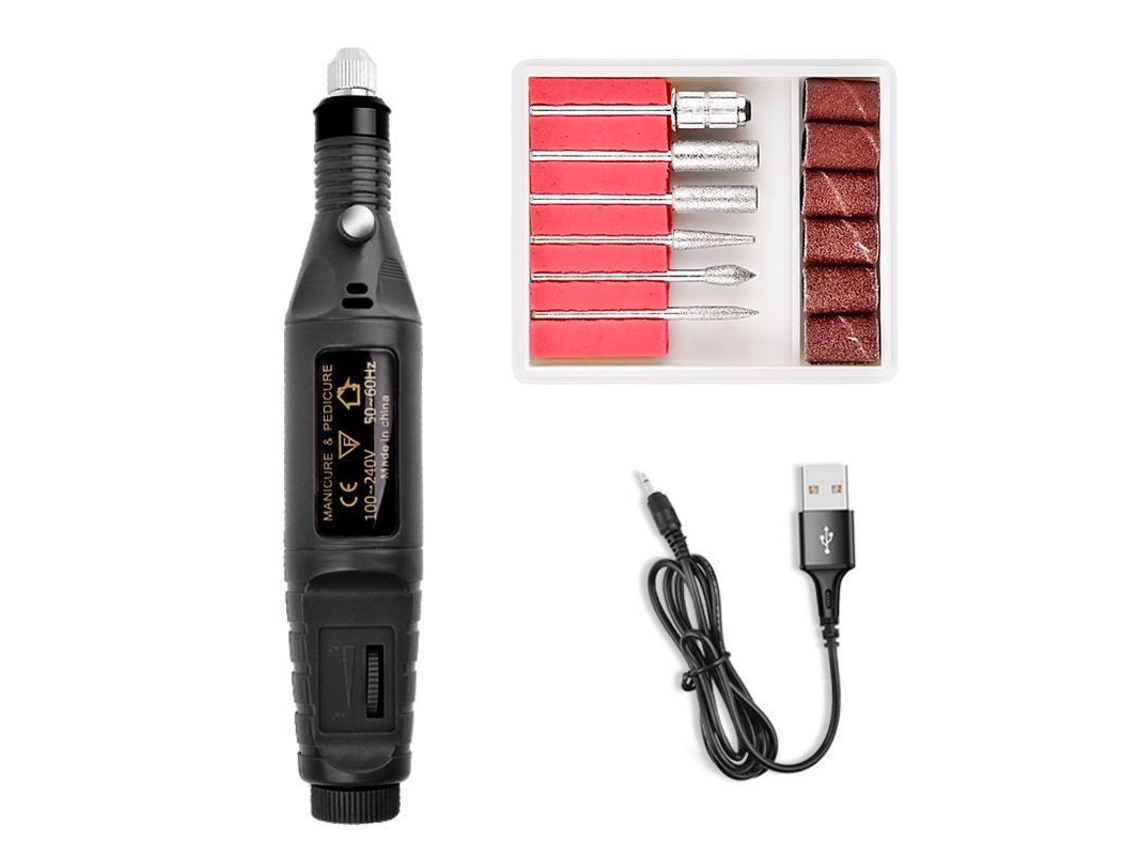 Limas De Uñas Eléctricas Profesionales, Kit De Manicura Y Pedicura Con Broca Para Mujeres Y Niñas.