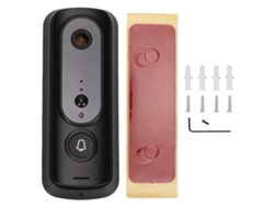Timbre Inalámbrico Tuya Compatible Con Aplicación, Con Detección De Movimiento Wi-fi Y Videovigilancia En Tiempo Real. Brilvibera_ptg